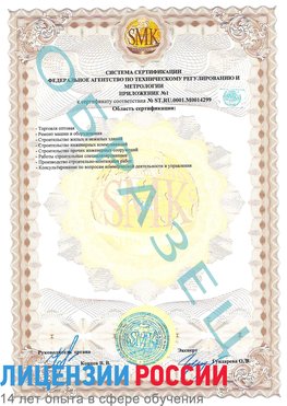 Образец сертификата соответствия (приложение) Алатырь Сертификат ISO 14001